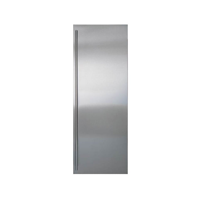 SubZero Classic 42'' Stainless Steel Flush Inset Refrigerator Door Panel With Tubular Han