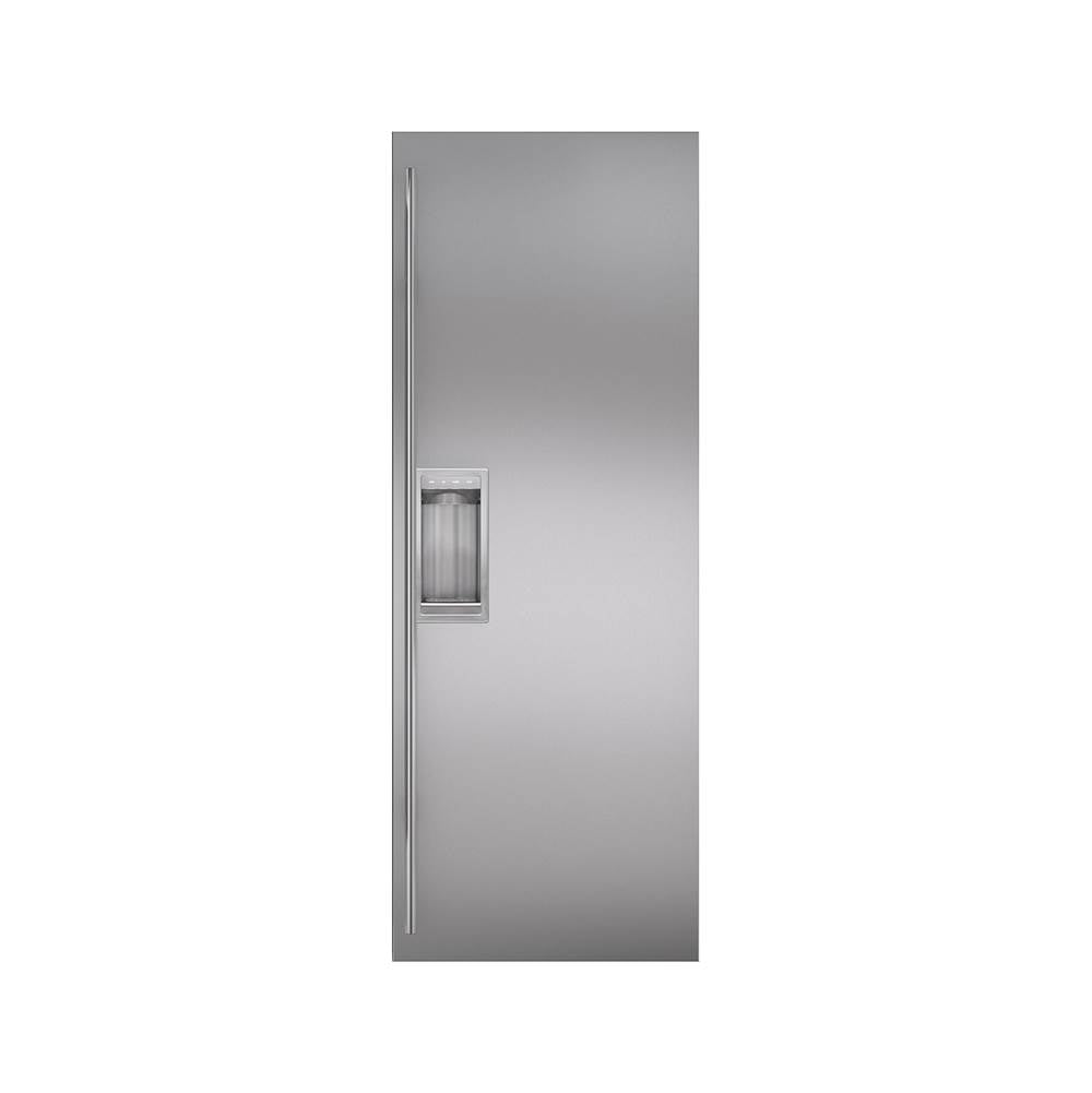 SubZero Classic 48'' Stainless Steel Flush Inset Refrigerator Door Panel With Tubular Han