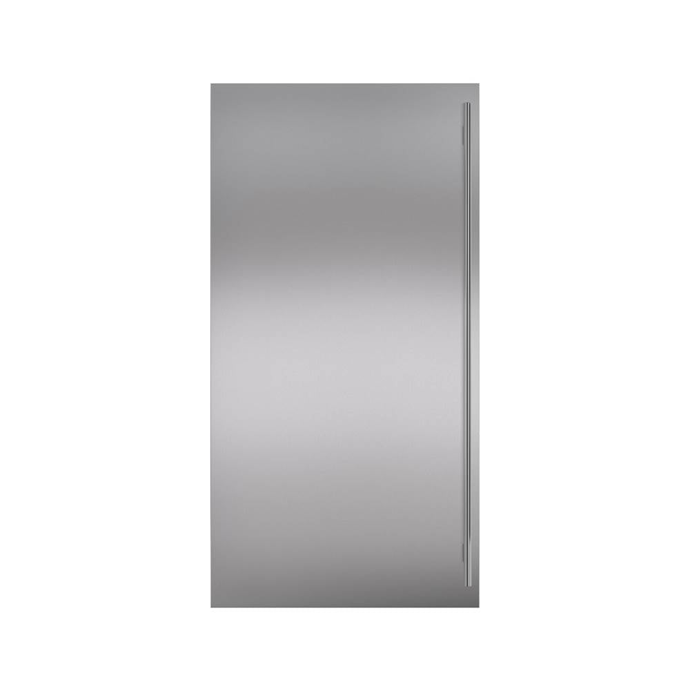 SubZero Classic 36'' Stainless Steel Flush Inset Door Panel With Tubular Handle