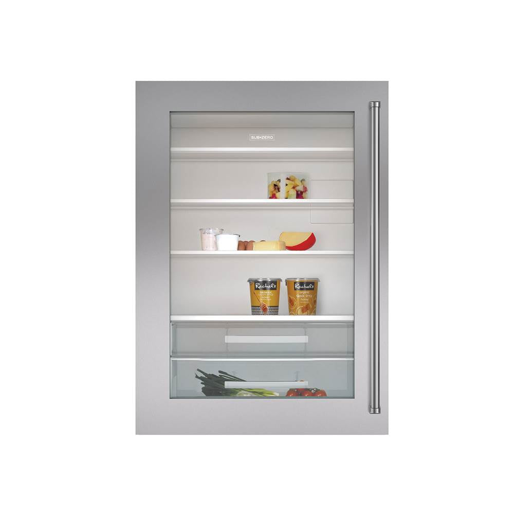SubZero Classic 36'' Stainless Steel Flush Inset Door Panel With Pro Handle